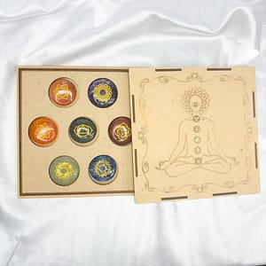 Chakra Crystal Cabochon Set Meditation