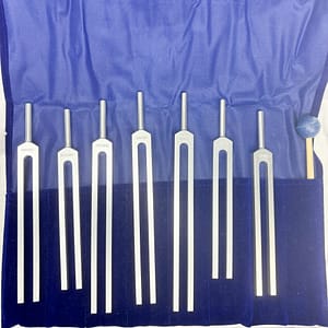 Chakra Tuning Fork Set 7 Weighted